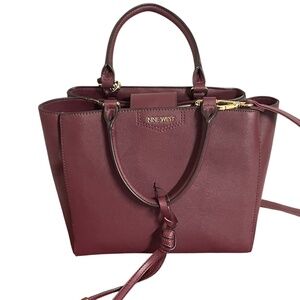Nine West Burgundy Purse / Hand Bag